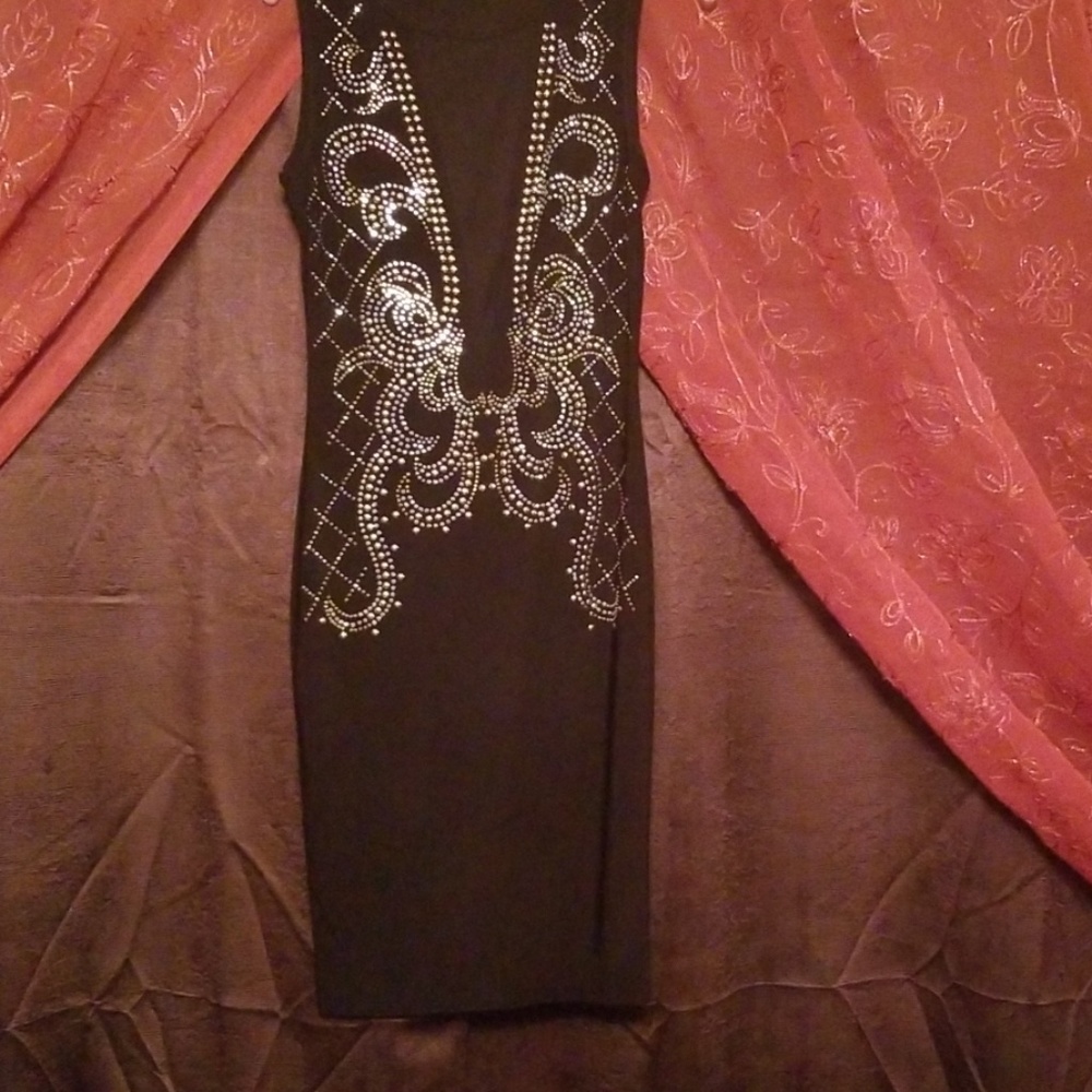 Sexy black dress